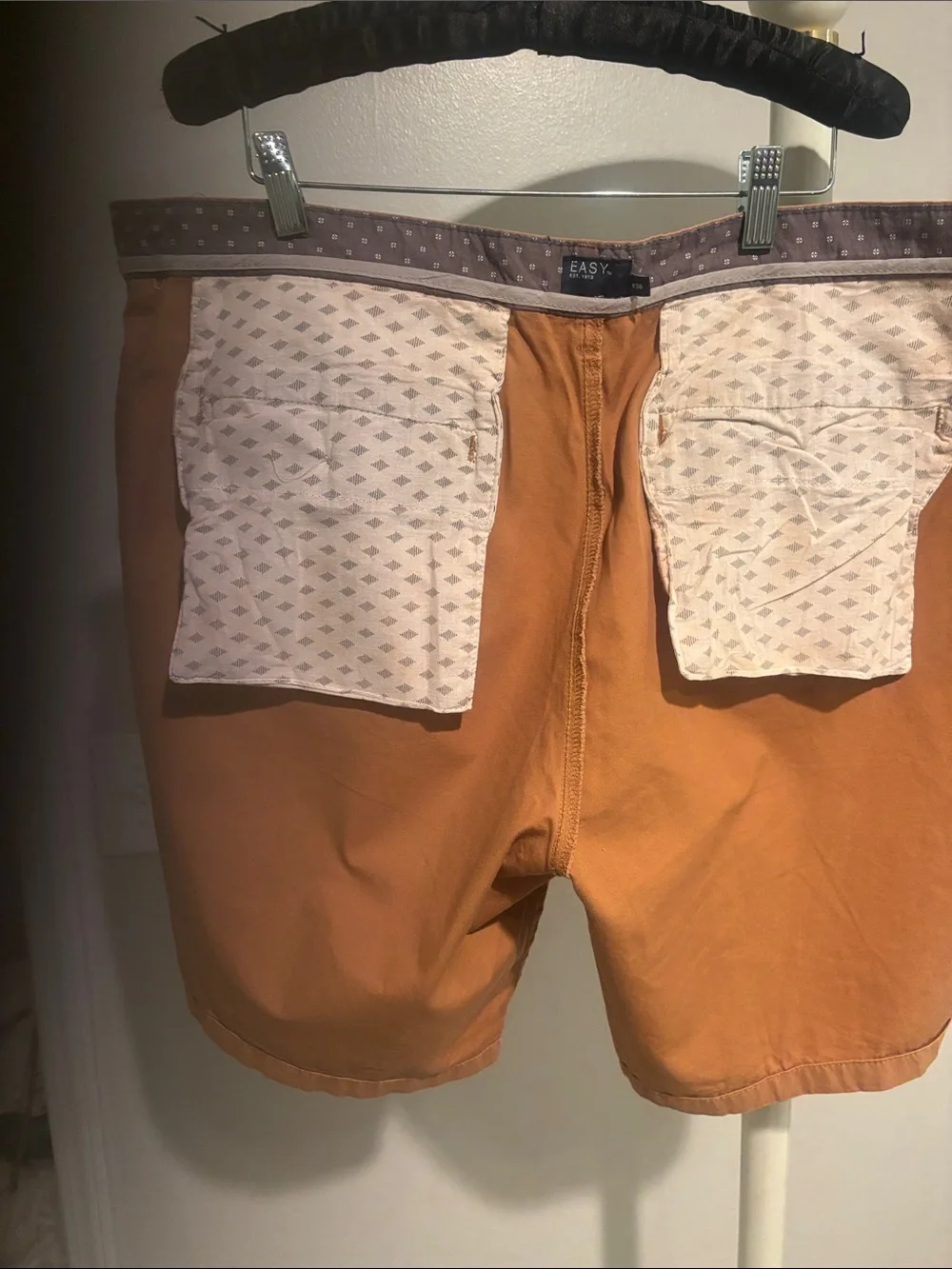 Men's Cargo Shorts in Burnt Orange – Easy Way